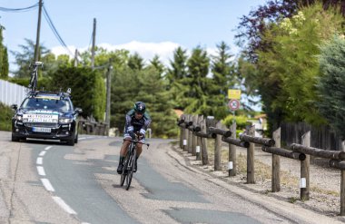 Cyclist Christoph Pfingsten-Criterium du Dauphine 2017