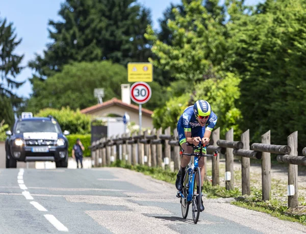 El ciclista Yoann Offredo - Criterium du Dauphine 2017 — Foto de Stock
