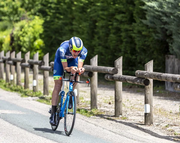 Cyklist Yoann Offredo-Criterium du Dauphine 2017 — Stock fotografie