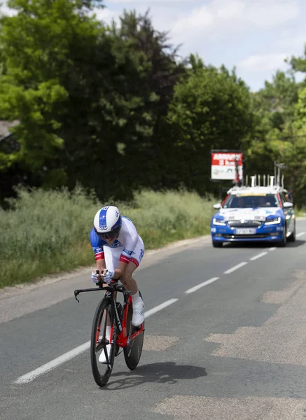 Il ciclista David Gaudu - Criterium du Dauphine 2017 — Foto Stock