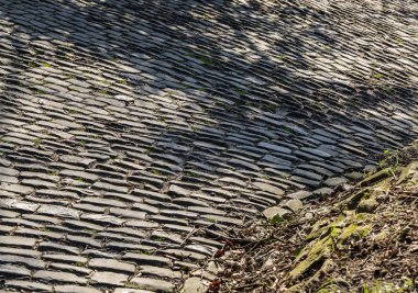 Muur van Geraardsbergen Belçika'da bulunan ünlü Arnavut kaldırımlı yol detayını. Bu yolda ünlü bir gün her yıl düzenlenen yol bisiklet yarışı tur Flanders. 
