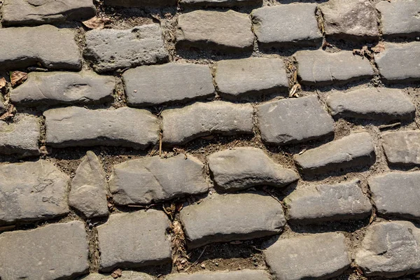 Detail Famous Cobblestone Road Muur Van Geraardsbergen Located Belgium Road — Stock Photo, Image