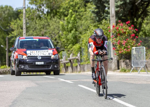 El ciclista Brent Bookwalter- Criterium du Dauphine 2017 —  Fotos de Stock