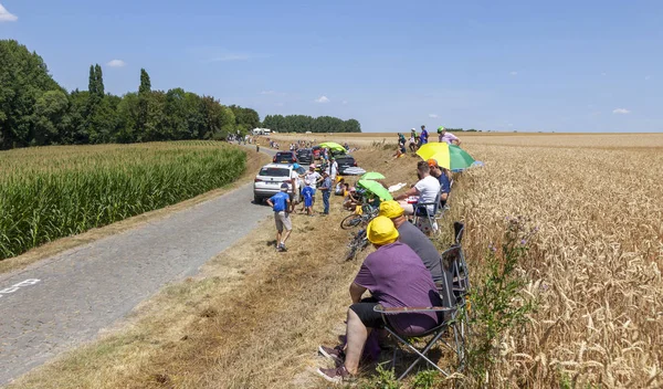 Åskådare-Tour de France 2018 — Stockfoto