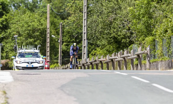 De fietser Simon Yates-criterium du Dauphine 2017 — Stockfoto