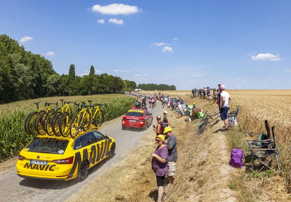 O Pelotão - Tour de France 2018 — Fotografia de Stock