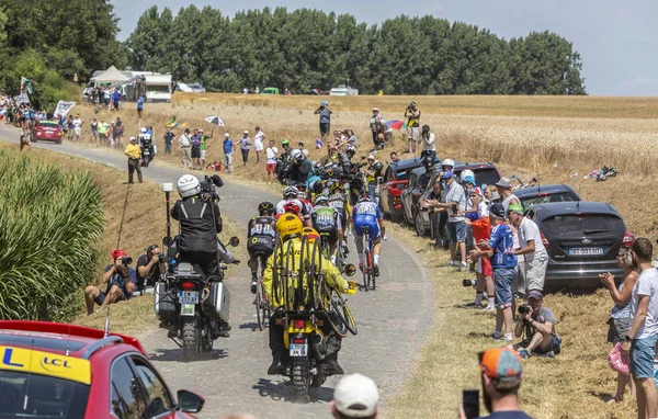 Die Ausreißergruppe - tour de france 2018 — Stockfoto