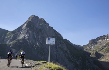 Col du Tourmalet 'te Amatör Bisikletçiler - Fransa Turu 2018