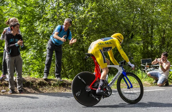 Geraint Thomas - Fransa Bisiklet Turu 2018 Birincisi — Stok fotoğraf