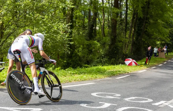 Tom Dumoulin - Tour de France 2018 — Zdjęcie stockowe