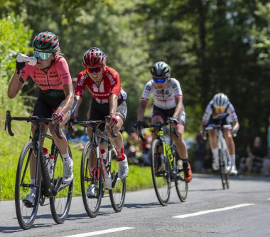 The Female Cyclist Sofie De Vuyst - La Course by Le Tour de Fran clipart