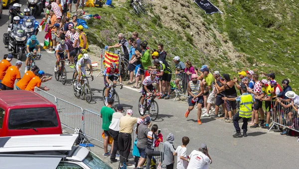 Breakaway på Col du Tourmalet-Tour de France 2018 — Stockfoto