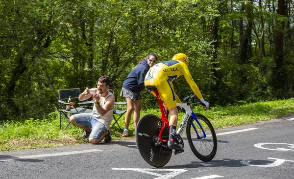Geraint Thomas - El ganador del Tour de Francia 2018 — Foto de Stock