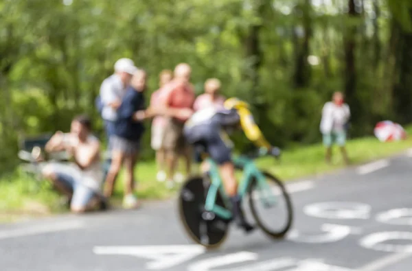 Велогонка Абстракция - Тур де Франс 2018 — стоковое фото