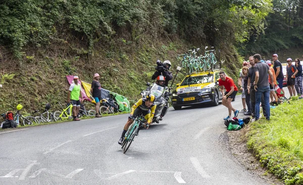 Primoz Roglic - Тур де Франс 2018 — стоковое фото