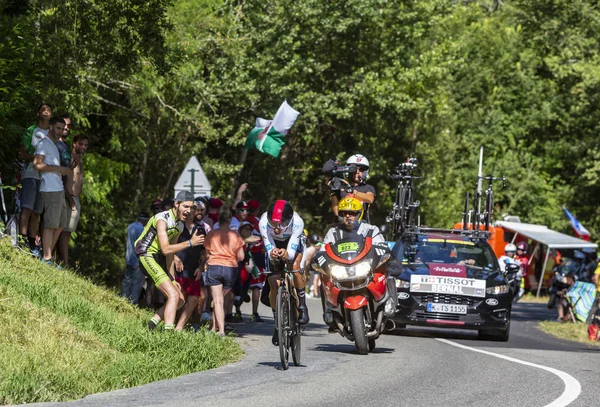 De fietser Egan Bernal-Tour de France 2019 — Stockfoto