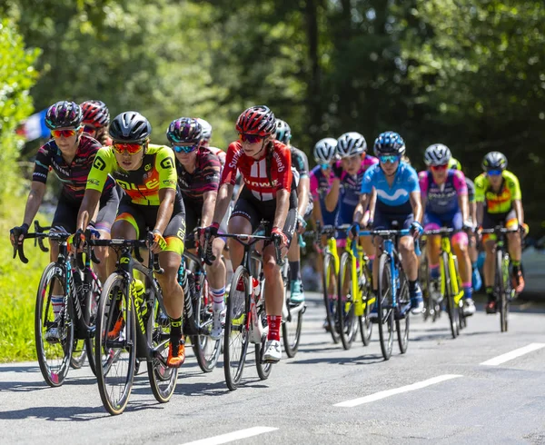 O Pelotão Feminino - La Course by Le Tour de France 2019 — Fotografia de Stock