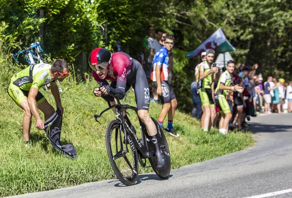 El ciclista Geraint Thomas - Tour de France 2019 — Foto de Stock