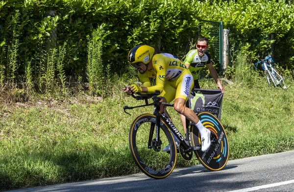 O ciclista Julian Alaphilippe - Tour de France 2019 — Fotografia de Stock