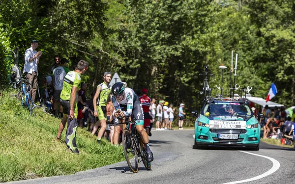 El ciclista Patrick Konrad - Tour de France 2019 — Foto de Stock