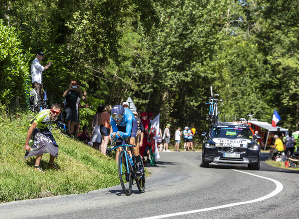 Велогонщик Алехандро Вальверде - Тур де Франс 2019
