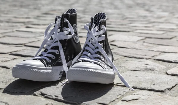 Converse All Star Sneakers Bir Çift — Stok fotoğraf