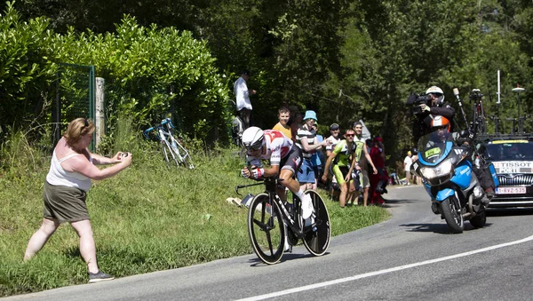 Bisikletçi Richie Porte - Fransa Bisiklet Turu 2019 — Stok fotoğraf