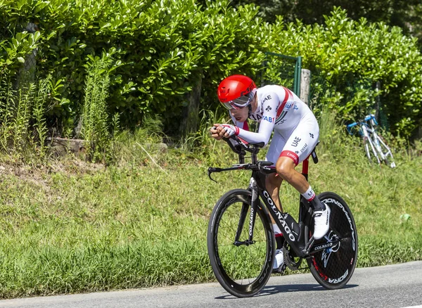 Rowerzysta Fabio aru-Tour de France 2019 — Zdjęcie stockowe