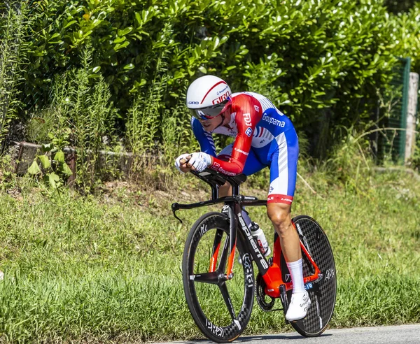 Rowerzysta rudy Molard-Tour de France 2019 — Zdjęcie stockowe