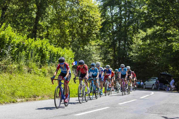 Het vrouwelijke peloton-La Course van Le Tour de France 2019 — Stockfoto