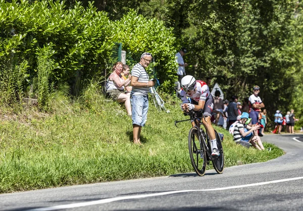 Der Radfahrer giulio ciccone - tour de france 2019 — Stockfoto