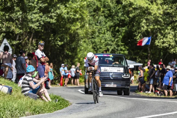 Bosdarros Frankrike Juli 2019 Den Italienske Cyklisten Giulio Ciccone Från — Stockfoto