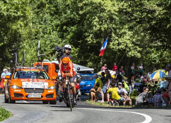 Bosdarros France July 2019 Belgian Cyclist Greg Van Avermaet Team — Stock Photo, Image