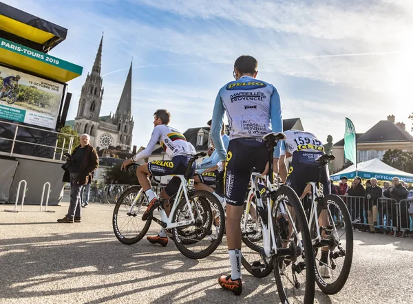 Team Delko-Marseille Provence - Paris-Tours 2019 — стокове фото