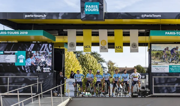 Equipo Delko-Marsella Provenza - Paris-Tours 2019 Imagen de stock