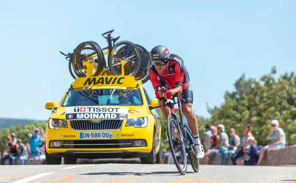 Col Serre Tourre France July 2016 French Cyclist Amael Moinard — Stock Photo, Image