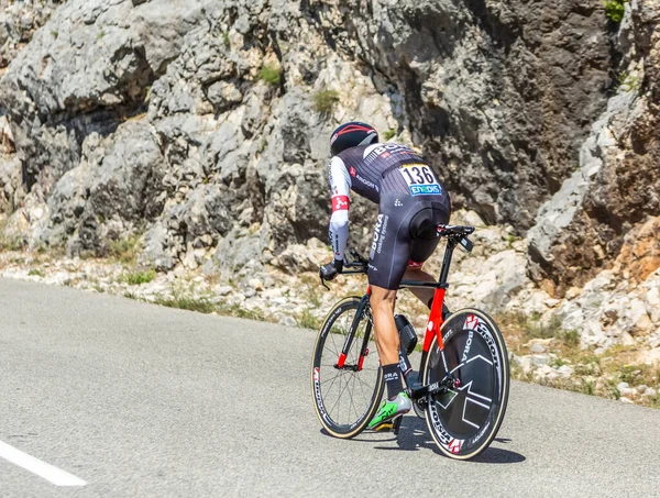 Col Serre Tourre França Julho 2016 Ciclista Polonês Bartosz Huzarski — Fotografia de Stock