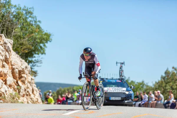 Col Serre Tourre França Julho 2016 Ciclista Polonês Bartosz Huzarski — Fotografia de Stock