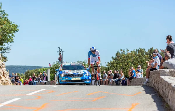 Col Serre Tourre Francia Julio 2016 Ciclista Suizo Steve Morabito — Foto de Stock