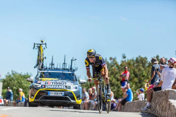 Col Serre Tourre France July 2016 French Cyclist Sylvain Chavanel — Stock Photo, Image