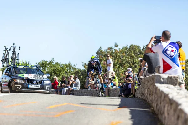 Col Serre Tourre Francia Luglio 2016 Ciclista Spagnolo Alejandro Valverde — Foto Stock