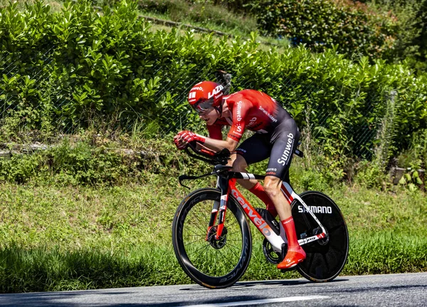 Bosdarros Frankrijk Juli 2019 Nederlandse Wielrenner Wilco Kelderman Van Team — Stockfoto