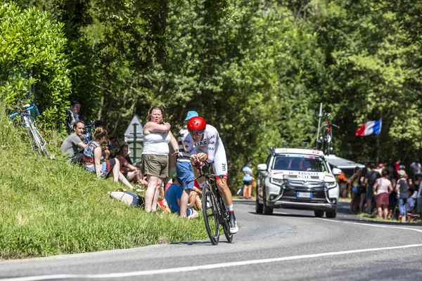 Bosdarros Francie Července 2019 Portugalský Cyklista Rui Costa Sae Team — Stock fotografie