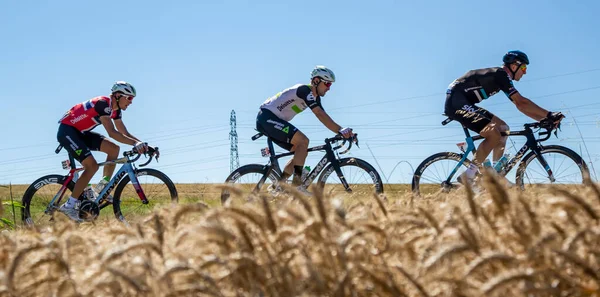 Saint Quentin Fallavier France Juillet 2016 Trois Cyclistes Ian Stannard — Photo