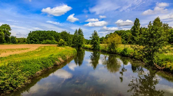 Afbeelding Van Eure Rivier Centraal Frankrijk — Stockfoto