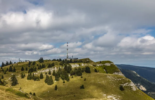 Landscape Mont Rond Located French Jura Mountains — Stock Photo, Image