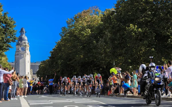 Rochelle France Septembre 2020 Peloton Rochelle Lors Étape Tour France — Photo