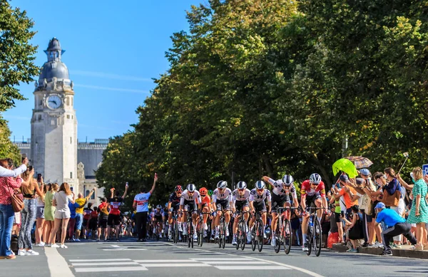 Rochelle Francja Września 2020 Jazda Pelotonie Rochelle Podczas Etapu Tour — Zdjęcie stockowe