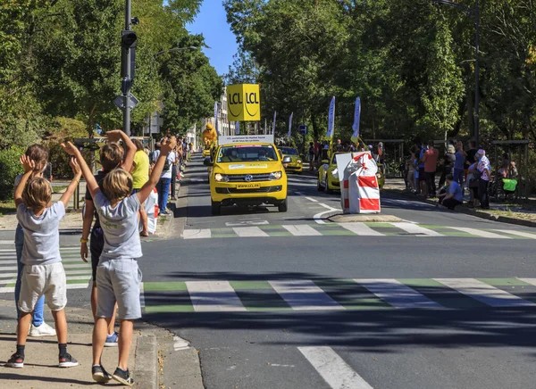 Rochelle Frankrijk September 2020 Een Groep Gelukkige Kinderen Langs Weg — Stockfoto