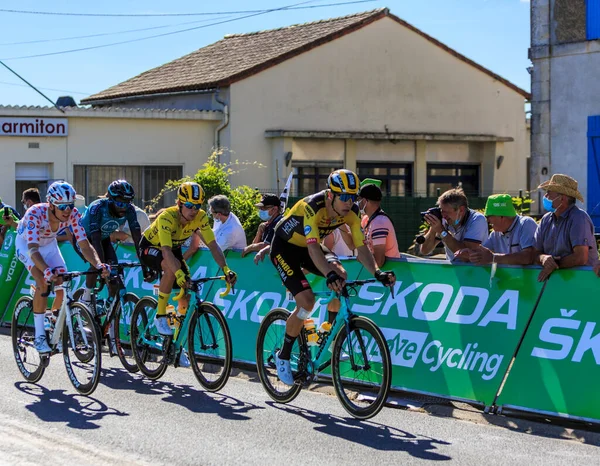 Les Grands Ajoncs Frankrike September 2020 Den Slovenska Cyklisten Primoz — Stockfoto